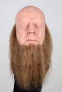 Beard, Medium brown, 20 cm / 8"